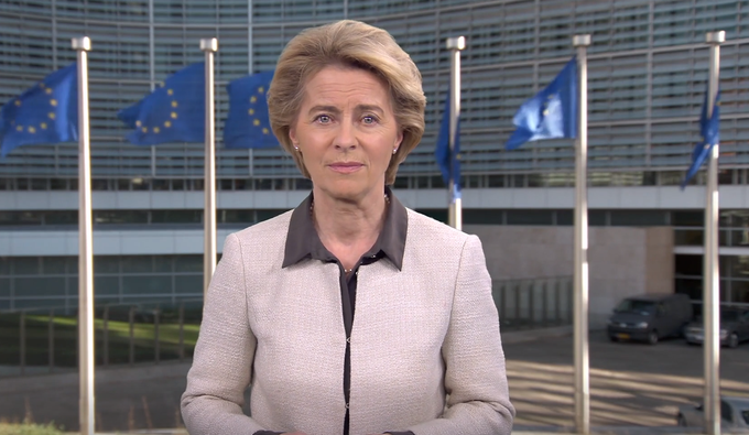 Ursula von der Leyen | Foto: Posnetek zaslona/Reuters