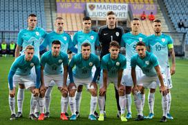 Slovenija : Anglija, slovenska nogometna reprezentanca u21