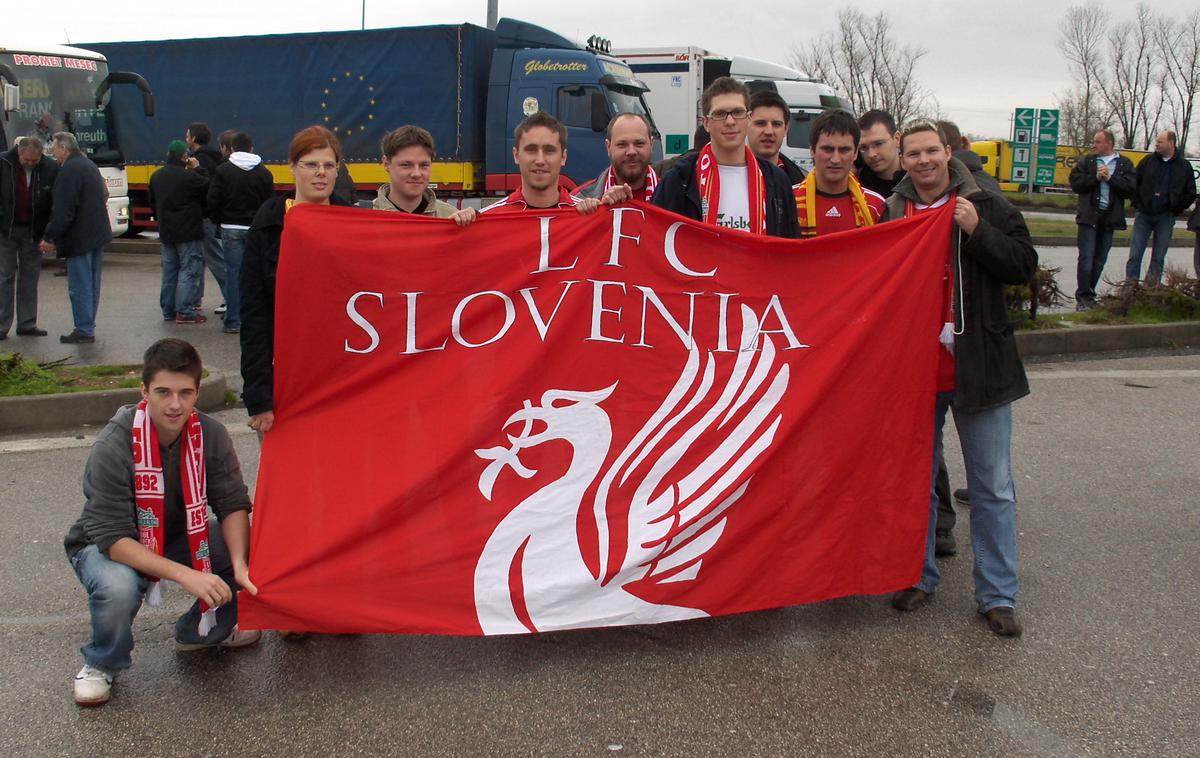 Liverpool Tomaž Račič Navijači Slovenija | Foto Osebni arhiv Tomaža Račiča