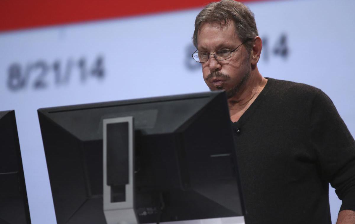 Larry Ellison | Larry Ellison se je ta teden pridružil klubu 100. V njem je za zdaj sedem superbogatašev, katerih vrednost premoženja presega sto milijard ameriških dolarjev.  | Foto Reuters