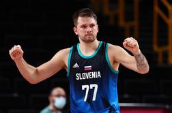 Dončić v prvi peterki OI in navijaški MVP