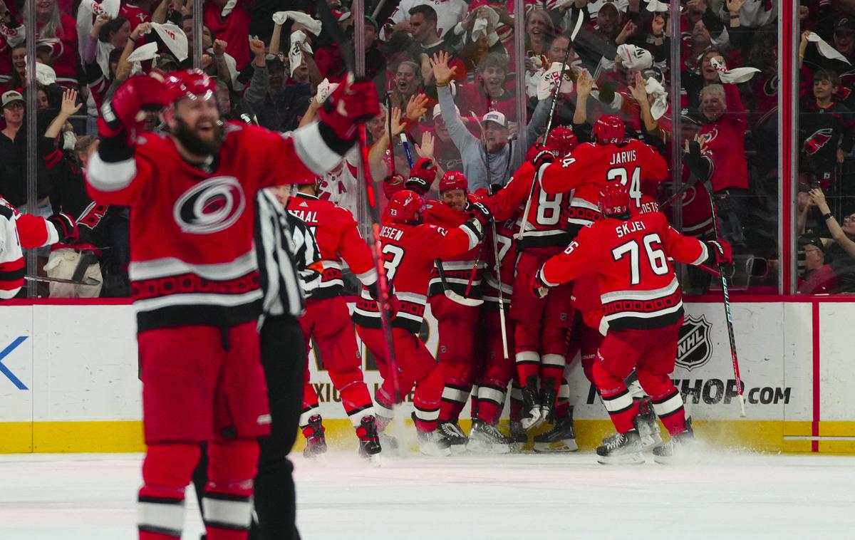 Carolina Hurricanes | Carolina Hurricanes so se uvrstili v konferenčni finale. | Foto Reuters