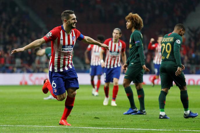 Atletico Madrid Monaco | Atletico je z 2:0 premagal Monaco in si zagotovil osmino finala. | Foto Reuters