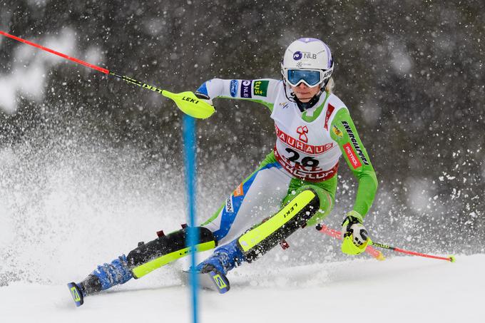 Ana Bucik je po prvi vožnji zasedala 19. mesto, v drugi pa odstopila in ostala brez rezultata. | Foto: Reuters