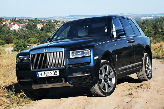 Rolls Royce Cullinan | Rolls-royce cullinan smo po razkritju pobližje spoznali na cestah okrog Budimpešte. | Foto Gregor Pavšič