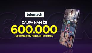 Telemachu zaupa že več kot 600 tisoč mobilnih uporabnikov