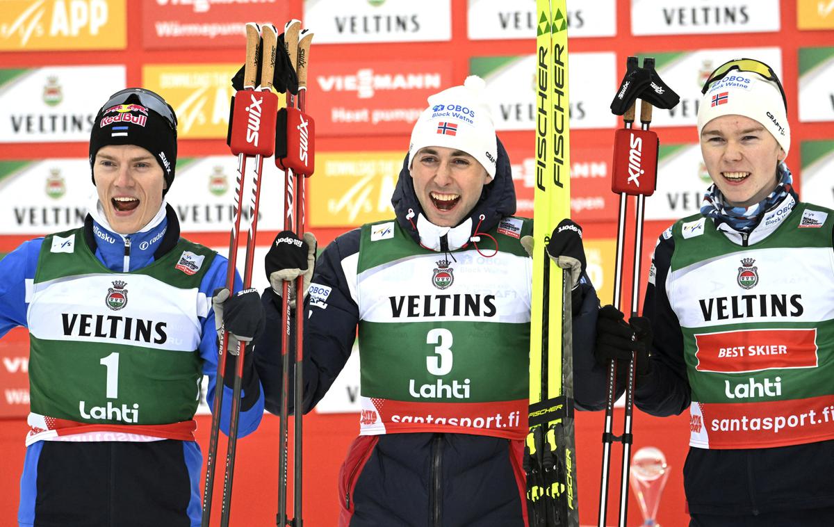 Jarl Magnus Riiber | Jarl Magnus Riiber je v Lahtiju prišel do sedme zmage v sezoni in 56. v karieri. | Foto Reuters