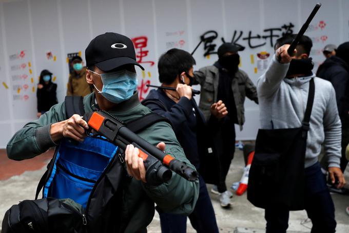 Protest v Hongkongu | Foto: Reuters