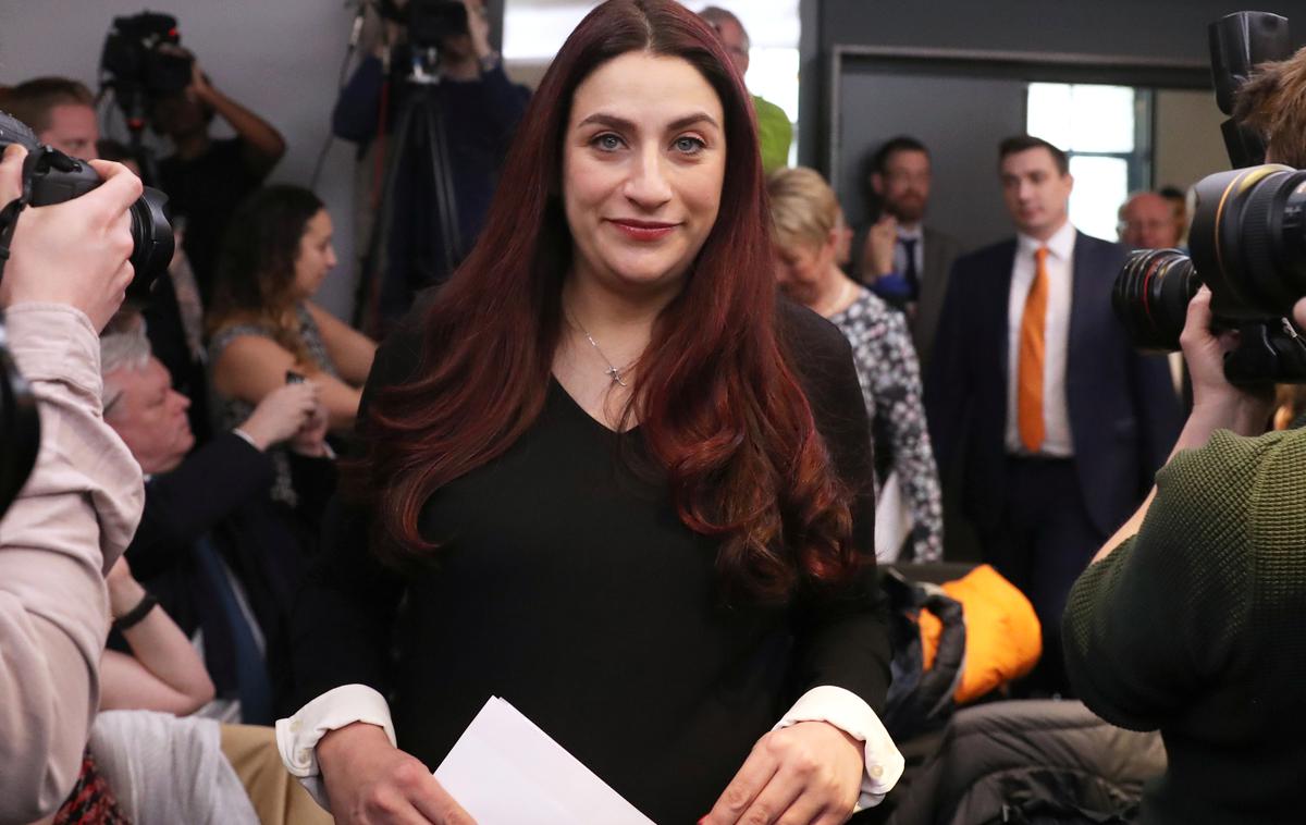 Luciana Berger | "Zjutraj smo vsi izstopili iz laburistične stranke. To je bila zelo težka in boleča, a potrebna odločitev," je pojasnila Bergerjeva. | Foto Reuters