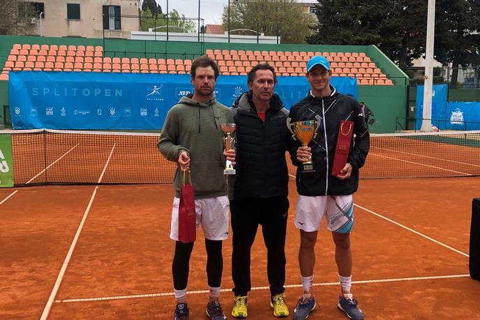 Blaž Kavčič, Blaž Rola | Blaž Rola je v finalu challengerja v Splitu ugnal rojaka in soimenjaka Blaža Kavčiča. | Foto Teniška zveza Slovenije