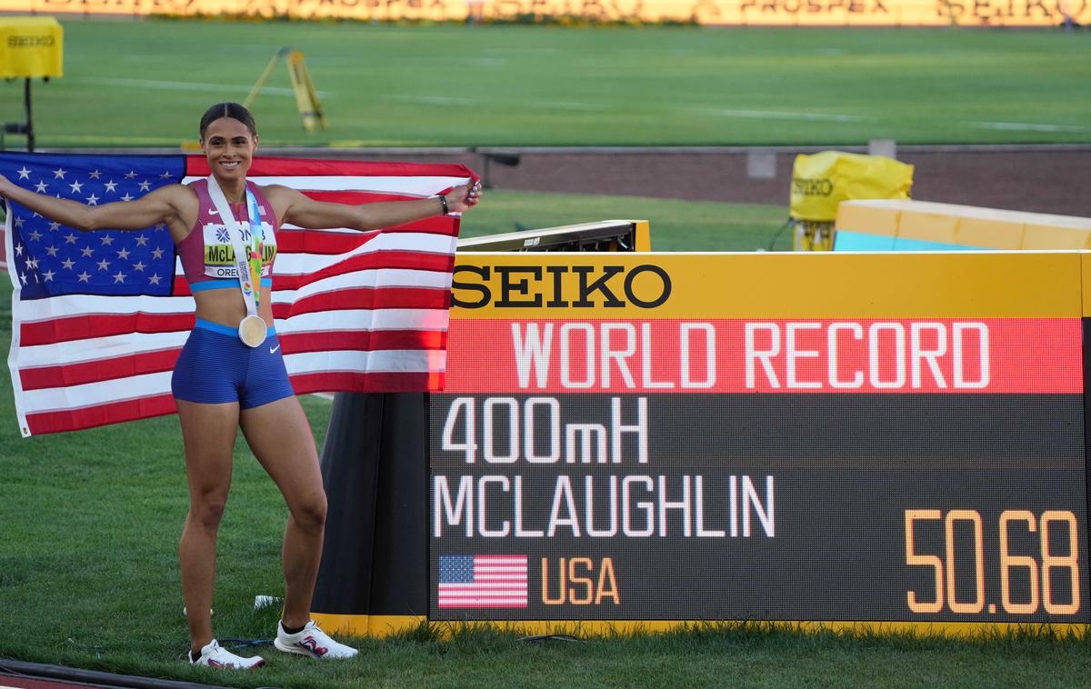 Sydney McLaughlin | Sydney McLaughlin je znova tekla rekordno. | Foto Reuters