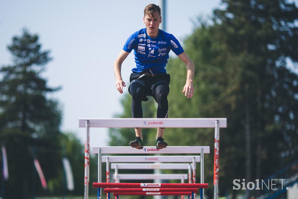 trening Kranj smučarski skakalci  Anže Lanišek