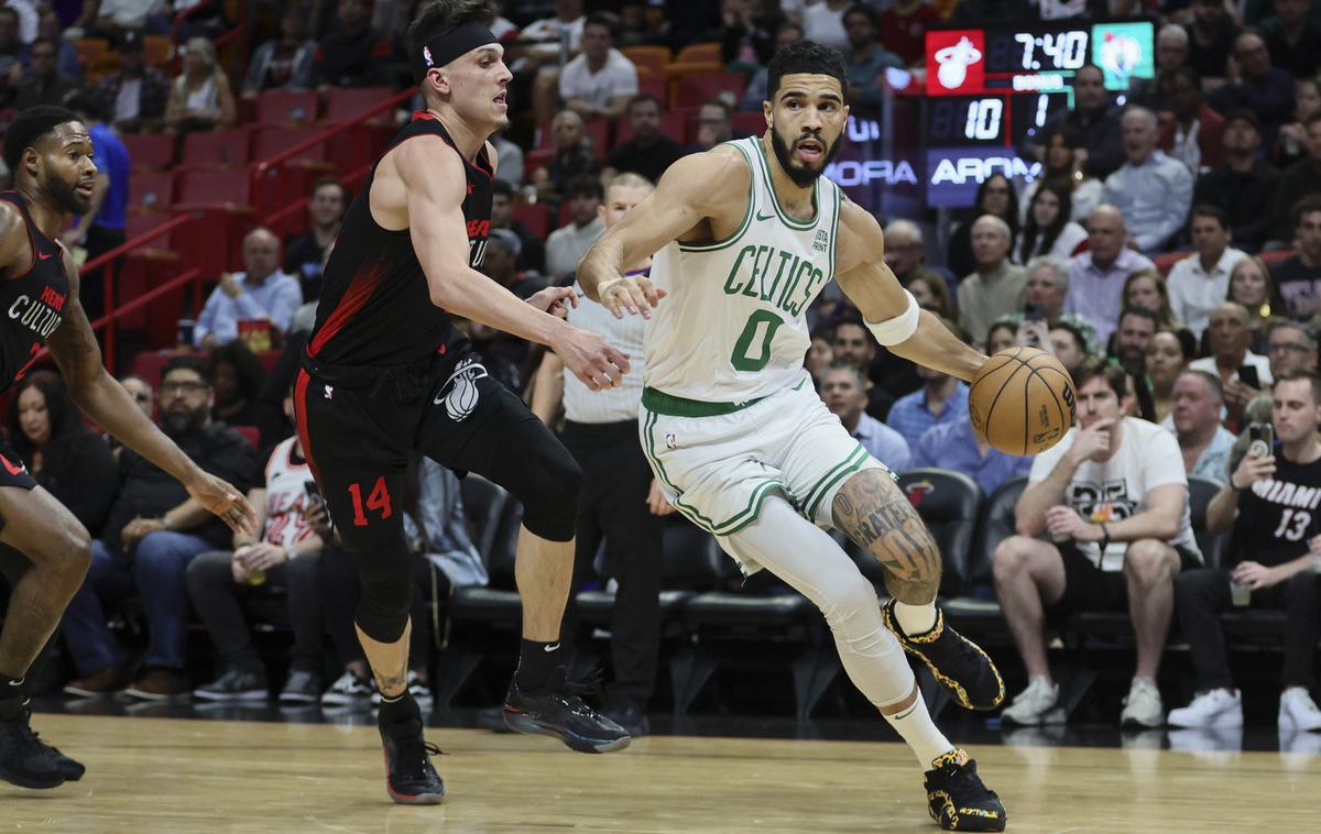 Boston Celtics Jayson Tatum | Boston Celtics so dosegli osmo zaporedno zmago. | Foto Reuters