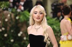 Igralka in pevka Sabrina Carpenter se je pošalila na račun Leonarda DiCapria