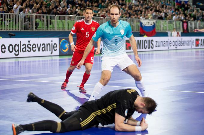 Kristjan Čujec je na torkovem obračunu s Španijo Slovenijo povedel v vodstvo z 1:0, a so na koncu klonili z 1:3.  | Foto: Urban Urbanc/Sportida