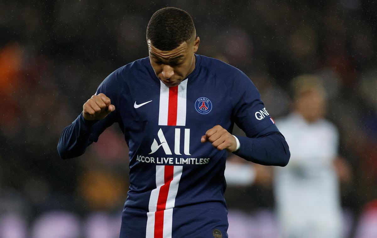 Kylian Mbappe | Kylian Mbappe je tokrat zabil en gol. | Foto Reuters