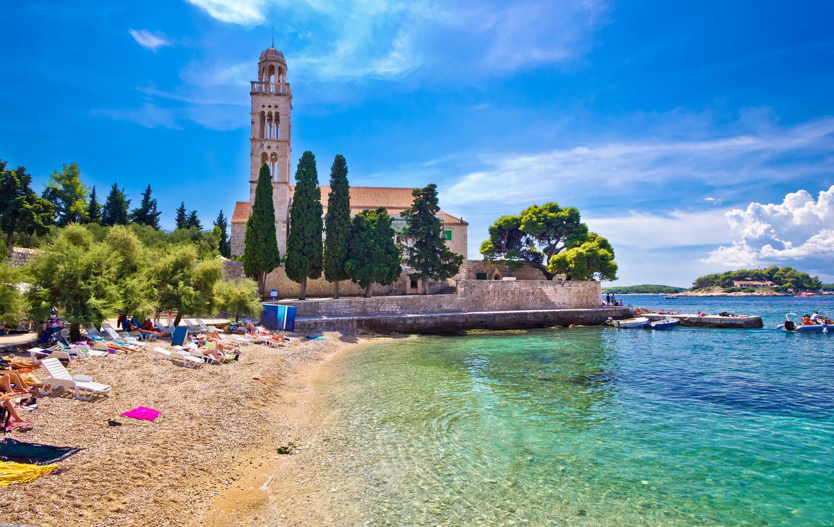 Hrvaška. Obala. Morje. Plaža. Poletje. | Foto Getty Images