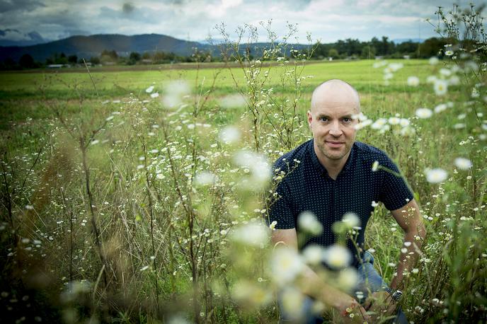 Alex Jordan | Valižan Alex Jordan, 43-letni učitelj angleškega jezika, ki v Ljubljani poučuje v več jezikovnih šolah, se v Sloveniji želi ustaliti. | Foto Ana Kovač