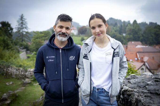 Matjaž Šarkezi in Maruša Tereza Šerkezi | Foto: Ana Kovač