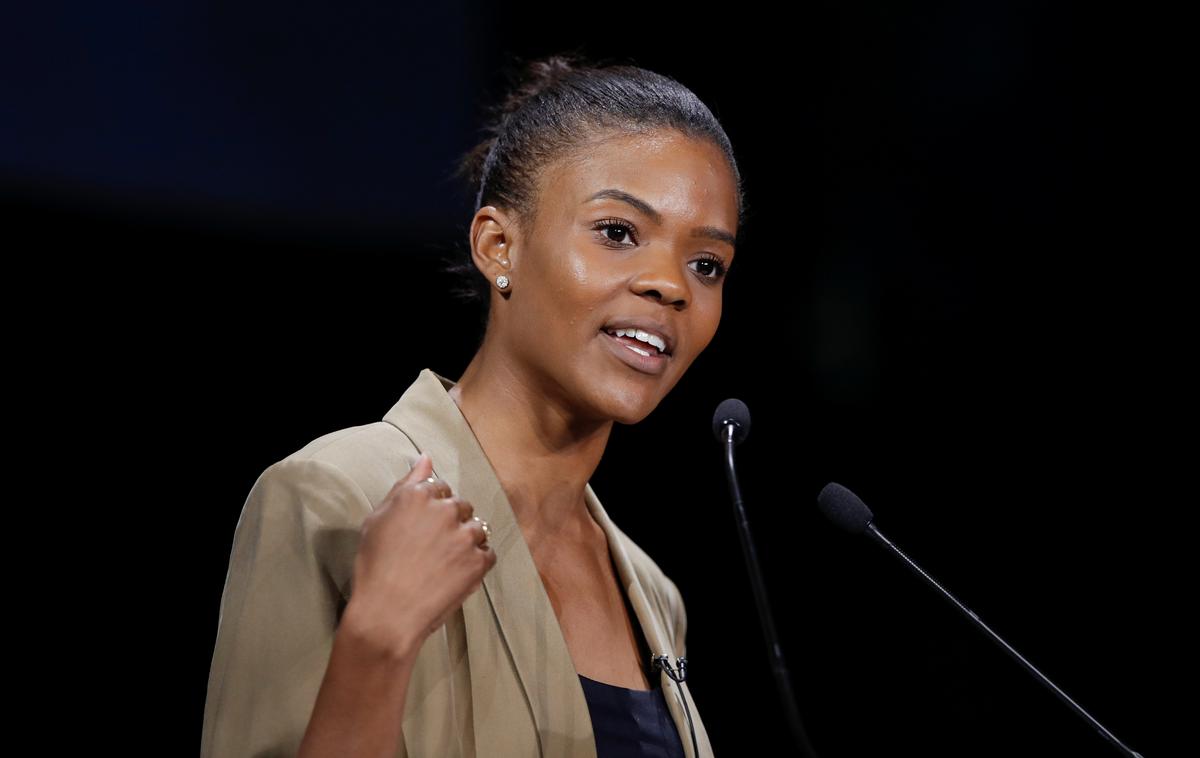 Candace Owens | 31-letna Američanka Candace Owens se je leta 2016 iz liberalke prelevila v konservativko in kmalu postala zvezda družbenih omrežij. Njen velik občudovalec je postal tudi glasbeni zvezdnik Kanye West. | Foto Reuters