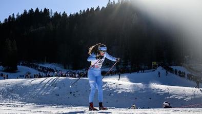 Therese Johaug razveselila domače navijače, Mandeljc do 27. mesta