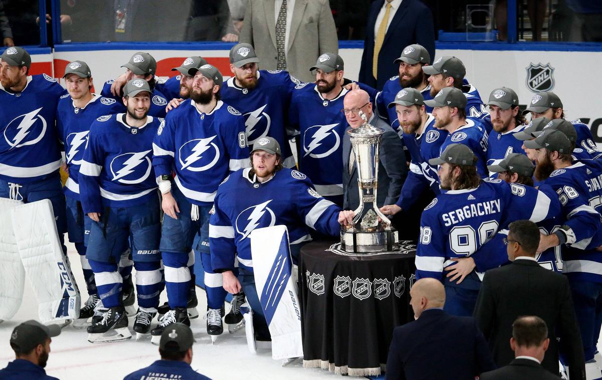 Tampa Bay Lightning | Hokejisti Tampa Bay Lightning so prvaki vzhodne konference v ligi NHL. | Foto Guliverimage