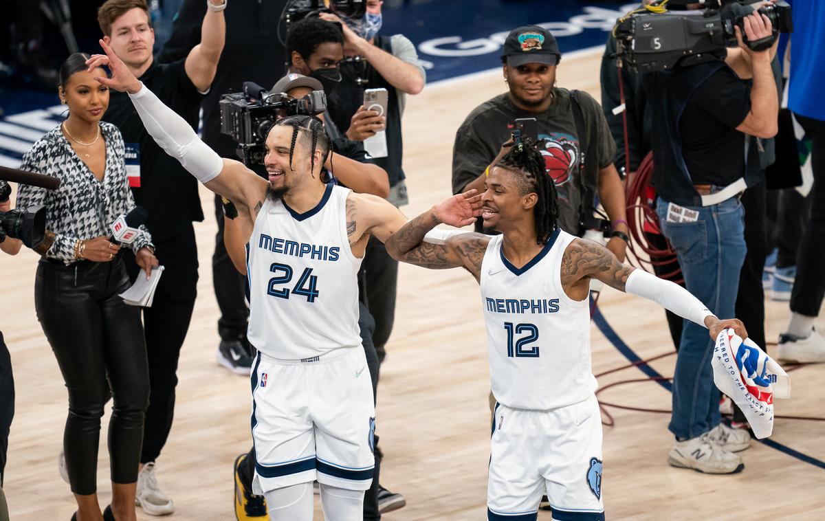 Memphis Grizzlies, Dillon Brooks, Ja Morant | Memphis se je prebil med najboljše štiri ekipe zahoda. | Foto Reuters