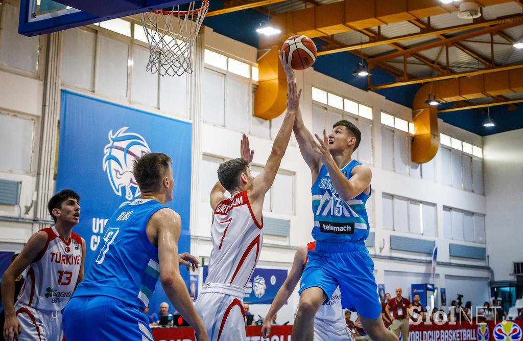 Fiba EP U18: Slovenija - Turčija polfinale