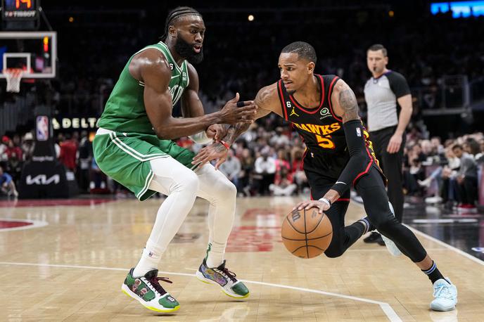 Dejounte Murray Atlanta Hawks | Dejounte Murray je izgubil živce. | Foto Reuters