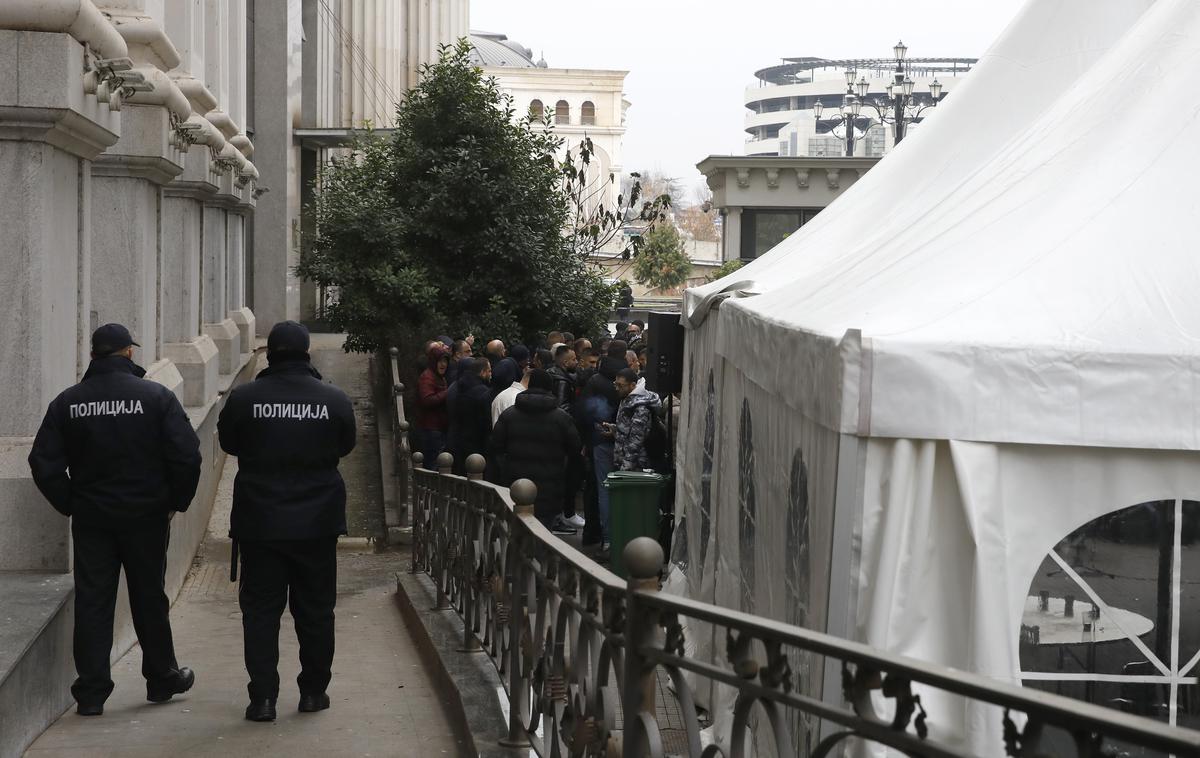 Policija Makedonija | Po ministrovih besedah je bil cilj članov štiričlanske teroristične celice indoktrinirati druge osebe na Balkanu, ki bi lahko delovale v smeri uresničevanja njihovih ciljev. | Foto Guliverimage