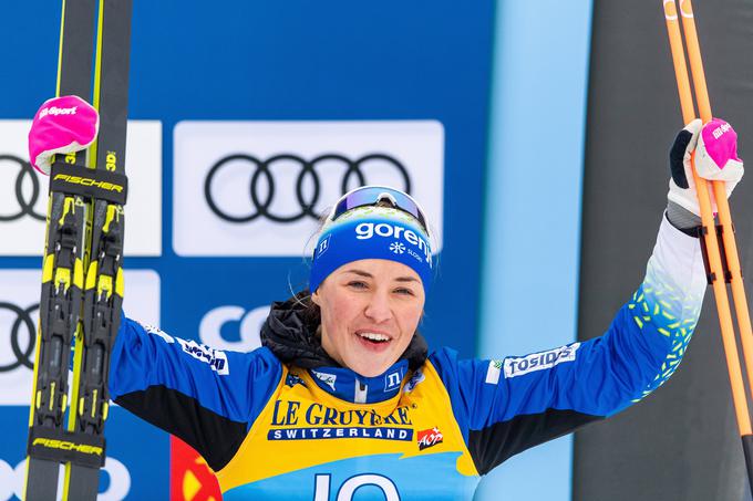 Anamarija Lampič je zadovoljna z današnjim tekom. | Foto: Guliverimage/Vladimir Fedorenko