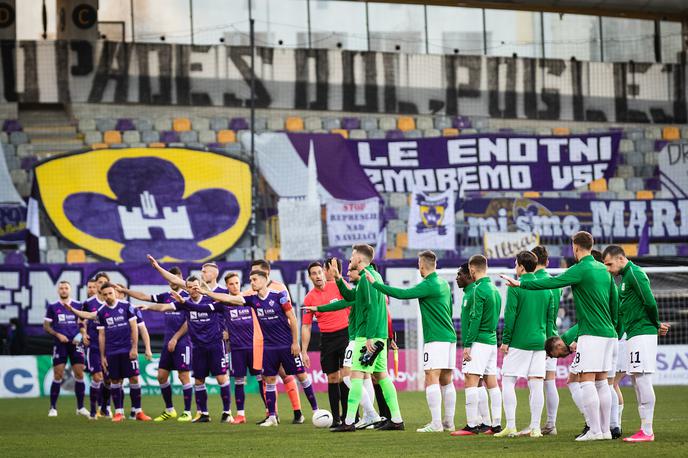 Maribor, Olimpija, Ljudski vrt, februar 2021 | Večna tekmeca Maribor in Olimpija sta si enotna v mnenju, da so vladni ukrepi o ustavitvi prvoligaških tekmovanj med prvim in 11. aprilom nesprejemljivi. Tako razmišlja tudi Mura. | Foto Blaž Weindorfer/Sportida