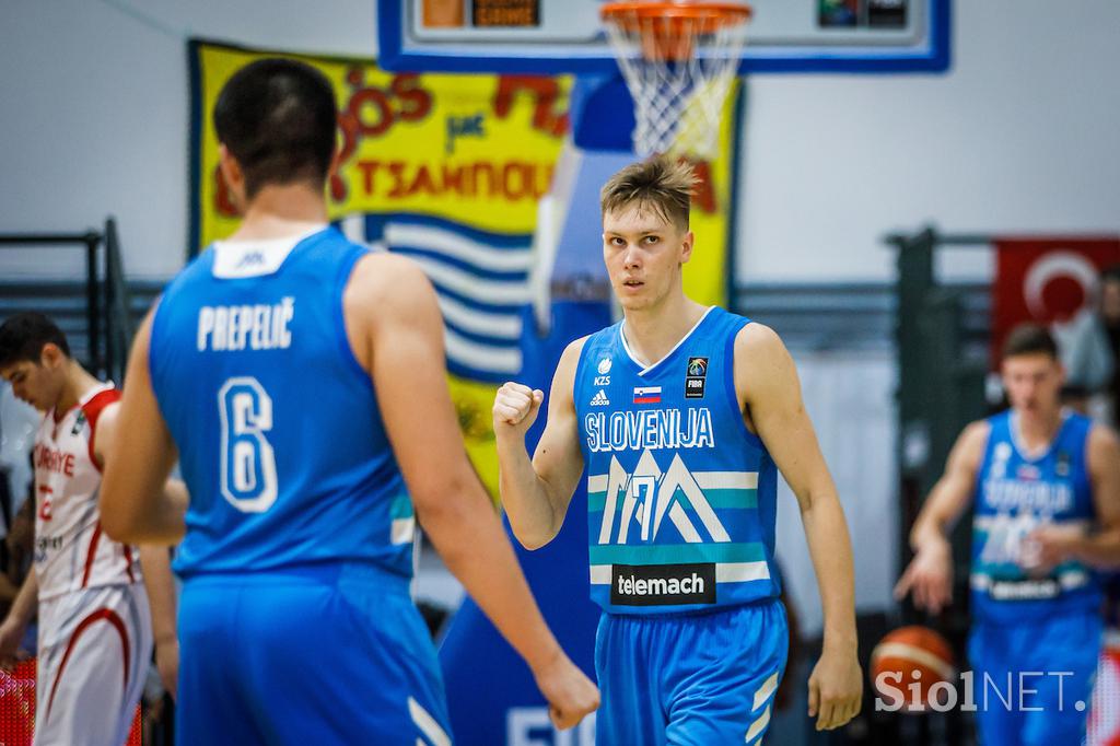 Fiba EP U18: Slovenija - Turčija polfinale