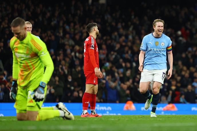 Manchester City Kevin De Bruyne | Kevin De Bruyne je v 31. minuti zadel za povišanje vodstva Manchestra Cityja na 2:0. | Foto Reuters