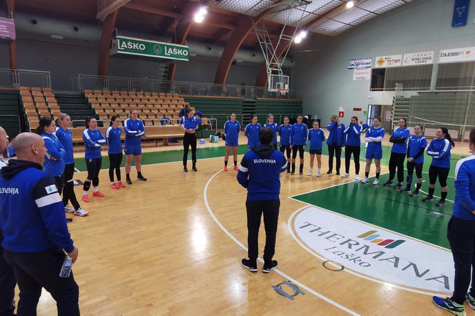 slovenska ženska rokometna reprezentanca | Slovenke so na Danskem v uvodnem krogu izgubile proti gostiteljicam evrposkega prvenstva. | Foto Rokometna zveza Slovenije