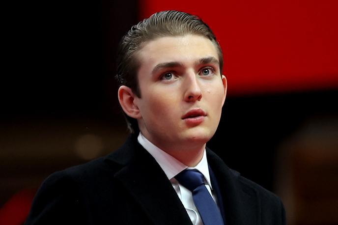 Barron Trump | Trumpov 18-letni sin Barron v nasprotju z očetom in mamo (še) nima lastne kriptovalute. | Foto Reuters