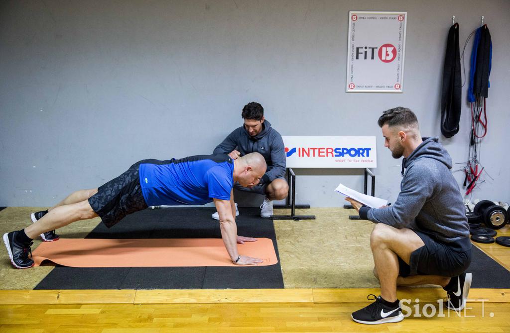 intersport držim obljubo fitnes  meritve napredek