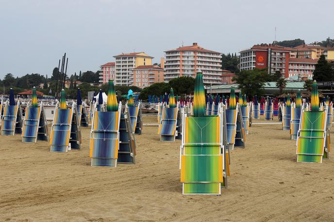 Portorož plaža | Foto Tina Deu