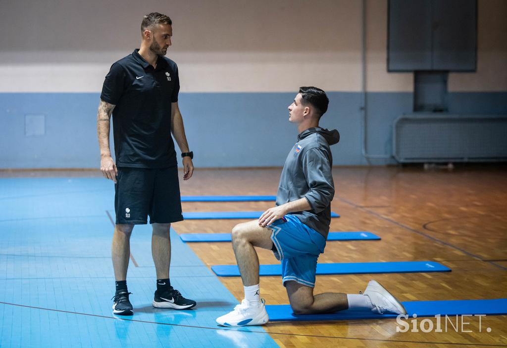 trening slovenska košarkarska reprezentanca