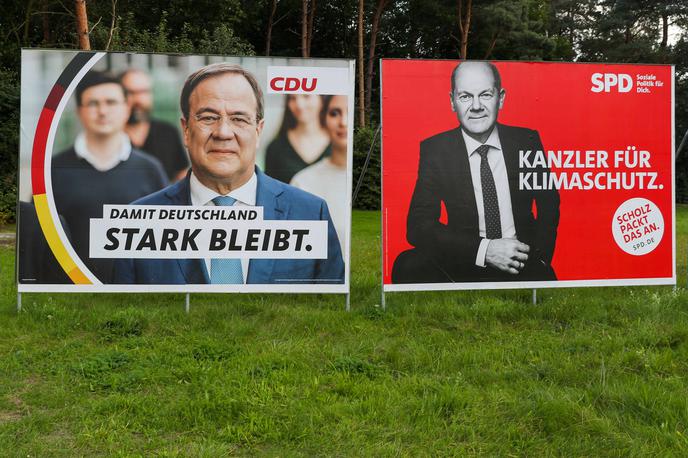 Olaf Scholz in Armin Laschet | Bo novi kancler nekdanji hamburški župan in zdajšnji nemški finančni minister Olaf Scholz? Ali pa se bo za delovno mizo v berlinski kanclerski pisarni na koncu usedel ministrski predsednik zvezne dežele Severno Porenje-Vestfalija Armin Laschet? | Foto Guliverimage