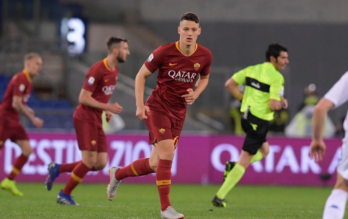 Žan Celar | Žan Celar je le dočakal debi v serii A. Zanj je poskrbel novi trener Rome Claudio Ranieri. | Foto AS Roma