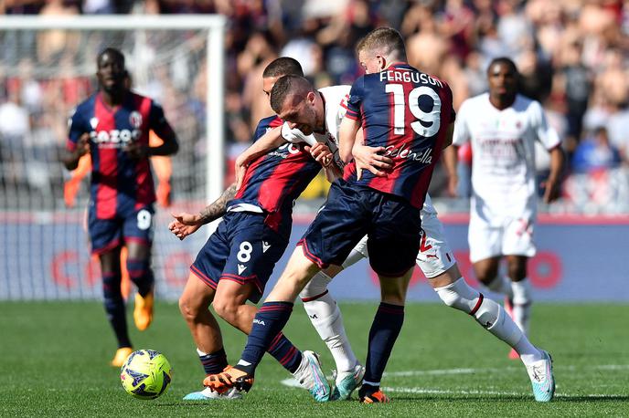 Bologna : AC Milan | Bologna in Milan sta se razšla z remijem. | Foto Reuters