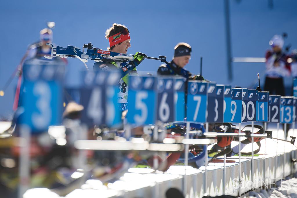 Pokljuka šprint moški