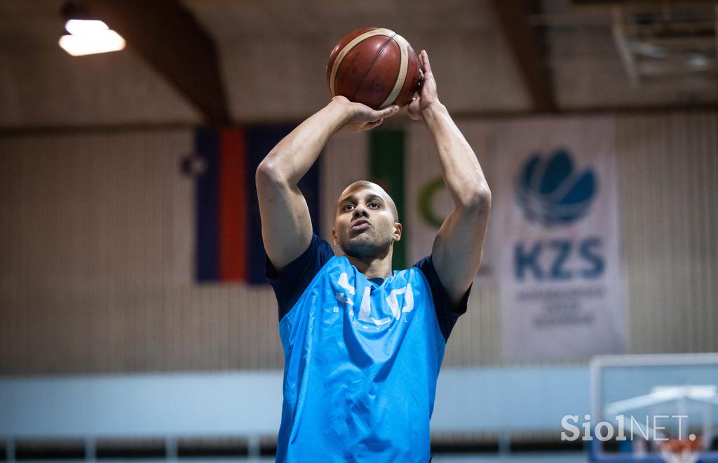 trening slovenska košarkarska reprezentanca