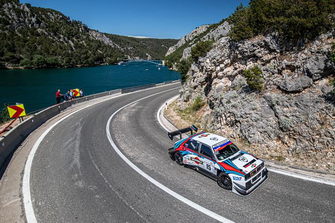 Gorska dirka Skradin | Milan Bubnič (lancia delta) je bil v hrvaškem Skradinu prepričljiv, z zmago je prevzel vodstvo v skupnem seštevku gorskega državnega prvenstva. | Foto Uroš Modlic