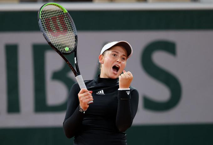 Jelena Ostapenko je izločila drugo nosilko Karolino Pliškovo. | Foto: Gulliver/Getty Images