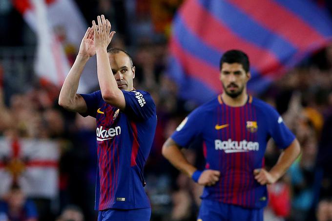 Velikan svetovnega nogometa Andres Iniesta je še zadnjič igral na el clasicu. | Foto: Reuters