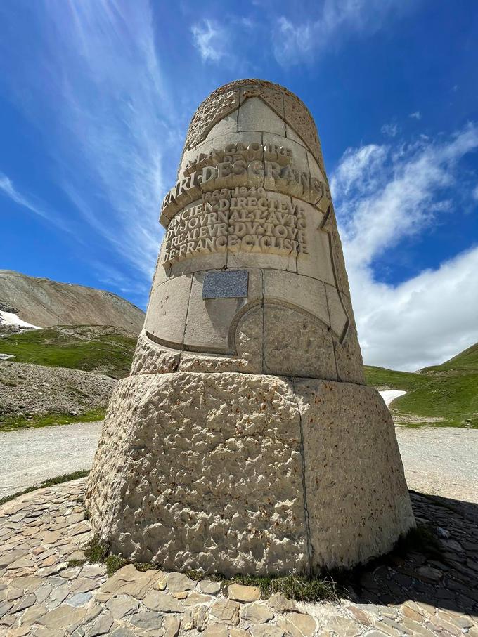 Spomenik Henrija Desgrangeja so postavili že leta 1949. | Foto: Gregor Pavšič