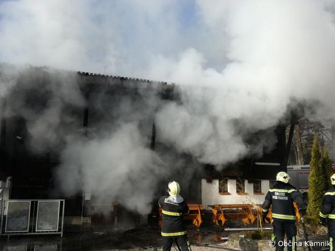 Požar, Gostilna Pod žičnico | Foto: Občina Kamnik