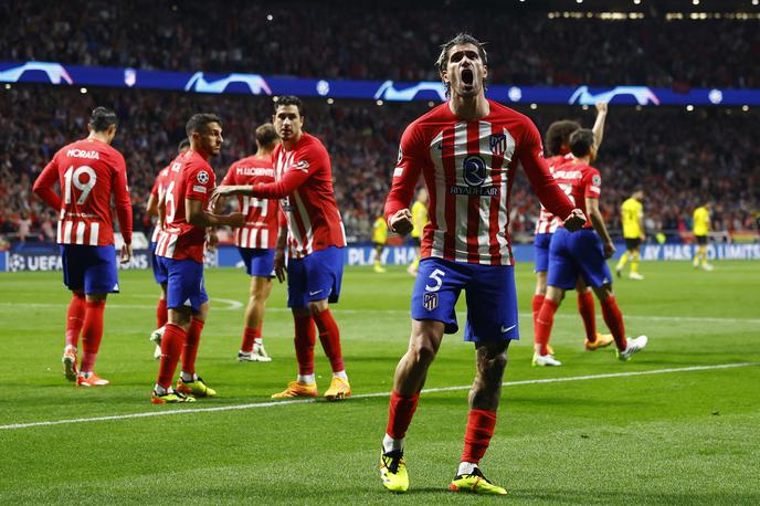 Atletico Madrid Rodrigo De Paul | Rodrigo De Paul je za vodstvo Atletica Madrida zabil že v peti minuti. | Foto Reuters